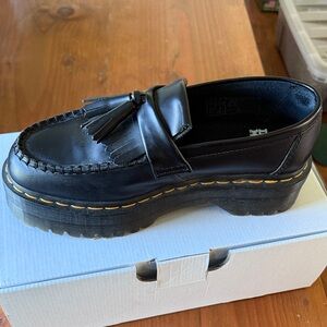 Dr. Martens Black Tassel Loafers